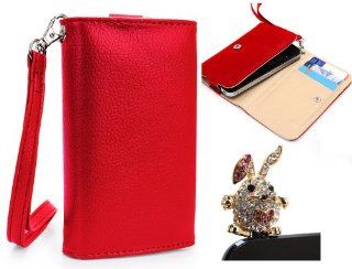 Nokia Lumia 810 4G Mobile Phone Wallet Red Clutch Carrying