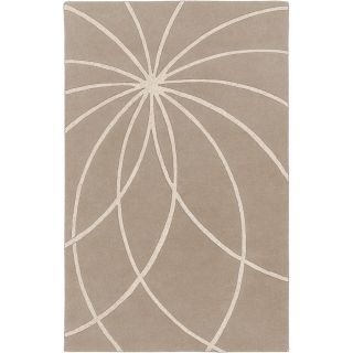 Hand tufted Expo Safari Tan Floral Wool Rug (4 x 6) Today $169.99