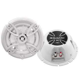 BrandX 150 watt 6.5 inch Titanium Dome Coaxial Marine Speakers