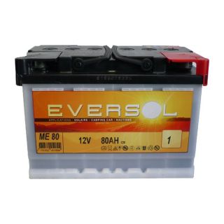 Batterie à décharge lente Eversol ME80   Achat / Vente BATTERIE