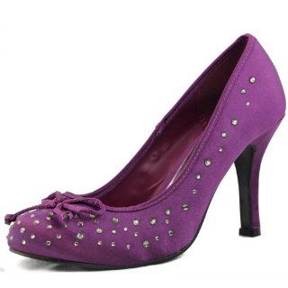 Wild Diva Womens Girl 374 Fashion High Heel Pump Shoes
