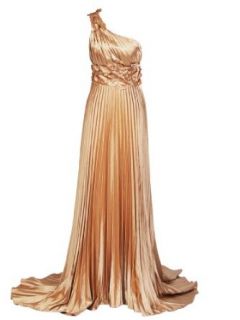 Artwedding One Shoulder Pleated Column Formal Evening