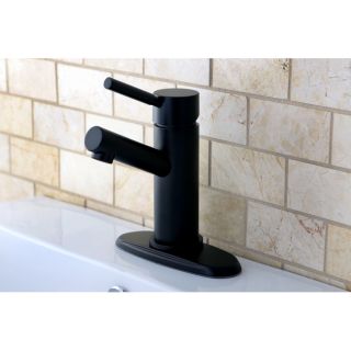 Straight Oil Rubbed Bronze Bathroom Faucet