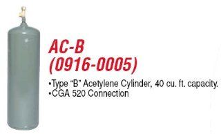 TurboTorch AC B Acetylene B Tank, 40 cu. ft. capacity (0916 0005