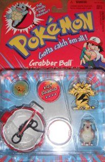 com Pokemon Grabber Ball #125 Electabuzz & #133 Pidgey Toys & Games