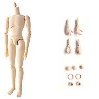 Obitsu KM 133 27cm White Slim Male Doll Body Arts, Crafts