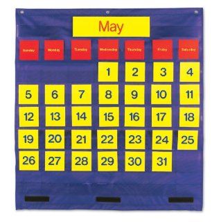 Learning Resources Bilingual Monthly Calendar Pocket Chart
