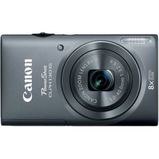 Canon PowerShot ELPH 130IS 16MP Gray Digital Camera Was $224.44 Today