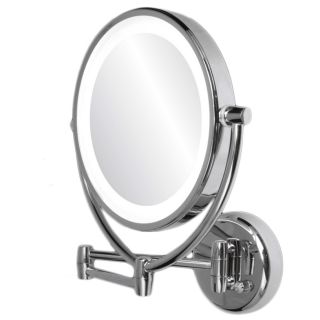 Ovente 1x/10x Dimmable Lighted Round Wall Mirror Today $86.99 4.8 (8