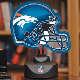 Denver Broncos Neon Helmet Lamp