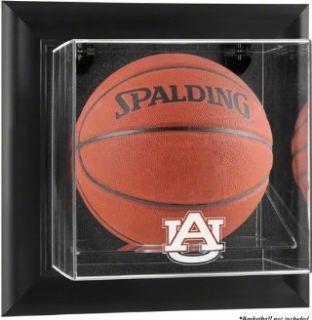 Auburn Tigers Brown Framed Wall Mountable Basketball