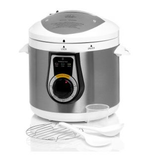 Wolfgang Puck Elite White Heavy Duty 7 quart Electric Pressure Cooker