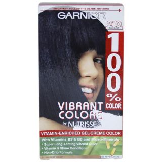 Garnier Nutrisse 100% Color #210 Blue Black Permanent Hair Color
