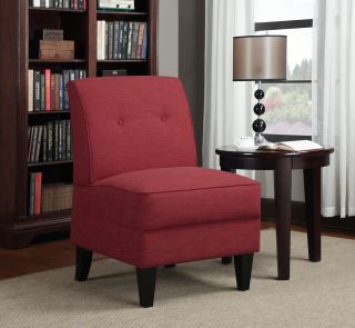 red linen armless chair compare $ 238 90 sale $ 166 49 save 30 %