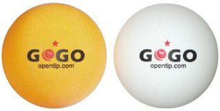 GOGO™ 1 Bag (144 balls) 1 Star 40mm Table Tennis Balls