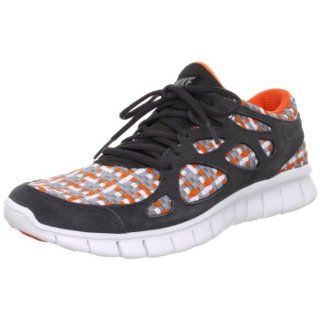 Nike Free Run 2 Woven Shoes, NGHT STDM ELCTR ORNG