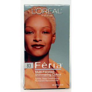 Oreal Feria Hair Color #83 Nude Gold (Pack of 3)