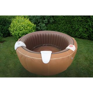 TheraPureSpa Faux Leather Portable Inflatable Hot Tub
