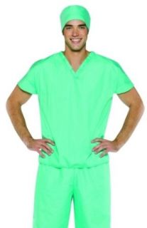 New Mens Adult Doctor Scrubs Surgeon Halloween Costume
