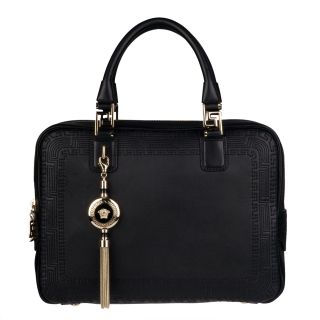 Versace Black Leather Satchel Today $1,299.99 3.0 (2 reviews)