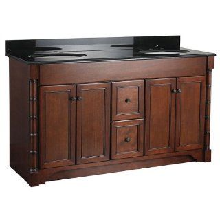 Foremost ESNA6021D Walnut Estlin Estlin 60 Bathroom Vanity ESNA6021D