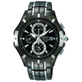 Seiko Mens Coutura Two tone Steel Chronograph Watch Today $179.99