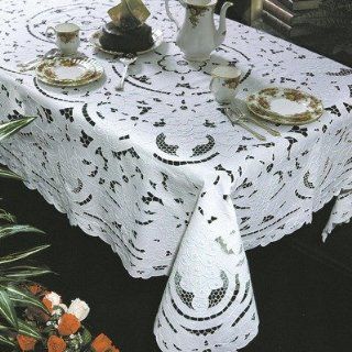 Design Tablecloth Color Beige, Size 144 W x 72 D