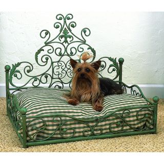 Distressed Blue Antique Scroll Iron Pet Bed Today $189.99