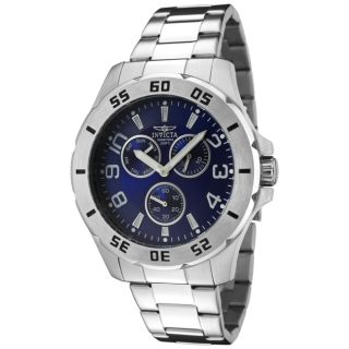 Invicta Mens Invicta II Blue Dial Stainless Steel Watch