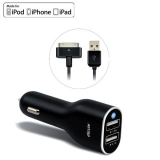 Dexim Chargeur allume cigare pour iPod/iPad/iPhone   Achat / Vente