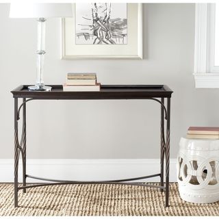 Hastings Antique Pewter/ Dark Walnut Console Table