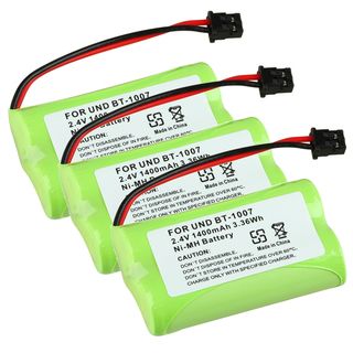 Compatible Ni MH Battery for Uniden BT 1007 Cordless Phone (Pack of 3