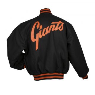JH Designs Mens San Francisco Giants Domestic Wool Jacket