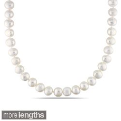 Miadora Black 9 10mm Freshwater Pearl Necklace (18 24 inches) MSRP $