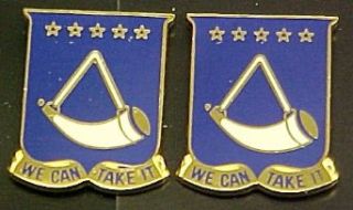 150th Armor West Virginia Distinctive Unit Insignia   Pair