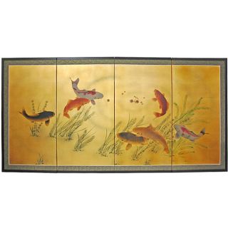 Gold Leaf Seven Lucky Fish Silk Screen (China) Today $214.00 1.0 (1
