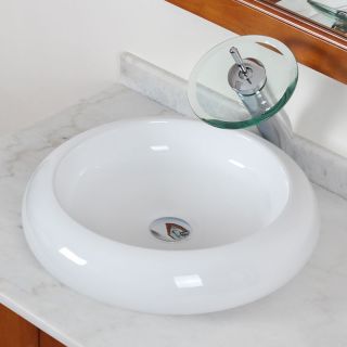 Bathroom Sink and Tall Waterfall Faucet Today $188.99