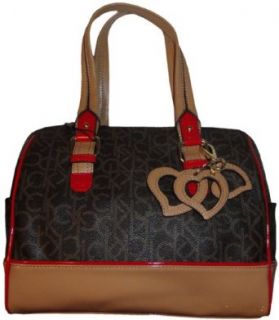 Womens Calvin Klein Purse Handbag Signature Logo Satchel