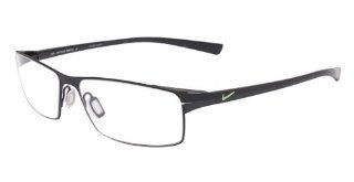 Nike 4203 Eyeglasses (7) Satin Black Chrome, 55mm NIKE
