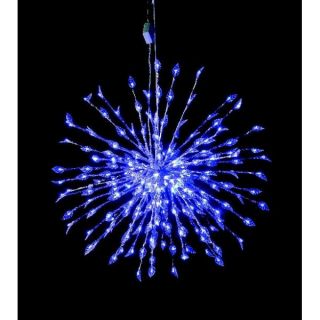 Décoration lustre de Noël 240 LED Diam 80 cm Bleu   Achat / Vente