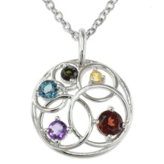 Michael Valitutti Sterling Silver Multi gemstone Necklace Today $69