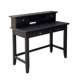 Home Style 5531 162 Bedford Student Desk and Hutch, Black