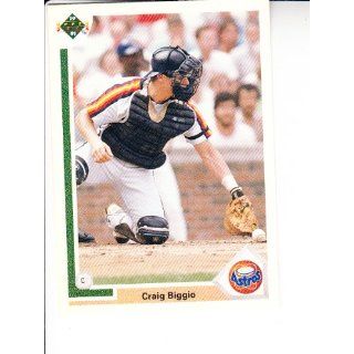 1991 Upper Deck #158 Craig Biggio Baseball Everything