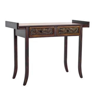 Kasey Brown Wood Console Table