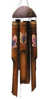 Cohasset 163 Small Rainbow Butterfly Wind Chime Patio