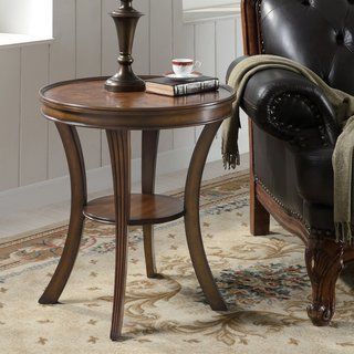 Sofia Black Inlay Top Accent End Table
