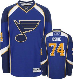 TJ Oshie Jersey Reebok Blue #74 St. Louis Blues Premier