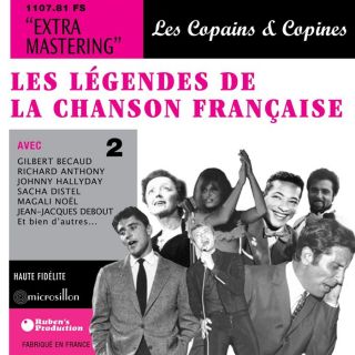 Légendes de la Chanson Française 2   CD   Achat CD VARIETE FRANCAISE