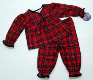 Girls Holiday Loose Fit Pajamas 5T Clothing