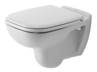 Duravit 22090900002 D Code Wall Mount Toilet Bowl, White Finish